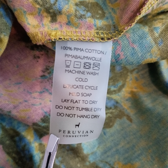 Peruvian Connection Zephirine M Boho Floral Cottagecore Fit & Flare Midi Dress - Picture 5 of 5